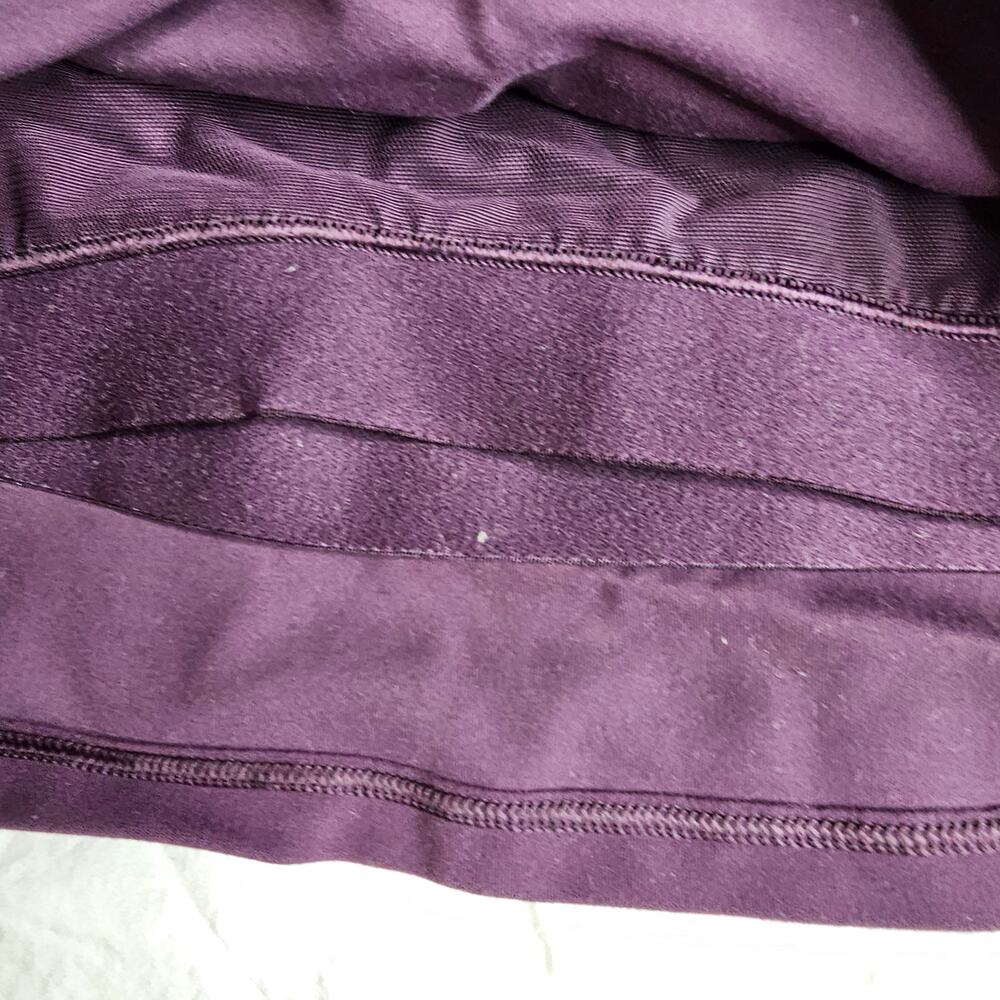 ATHLETA Purple Halter Crop Top Sports Bra size Midium - Picture 5 of 9